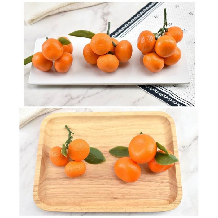 Simulation Foams Tangerine Realistic Fruit for Kitchen Parties Decorations