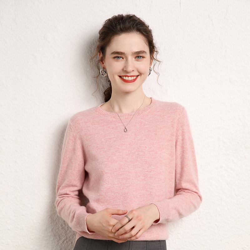Женский кашемировый свитер Qinghe кашемир 100% кашемир, женский осенне-зимний кашемировый свитер, мягкий и теплый