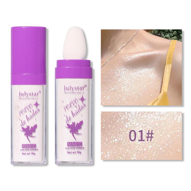 Патч-пудра Fairy Highlight для придания сияния всему телу Пудра-хайлайтер и контурирующая пудра для естественного трехмерного контуринга