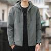 Весенне-осенняя мужская повседневная куртка с капюшоном, свободная спортивная модная куртка