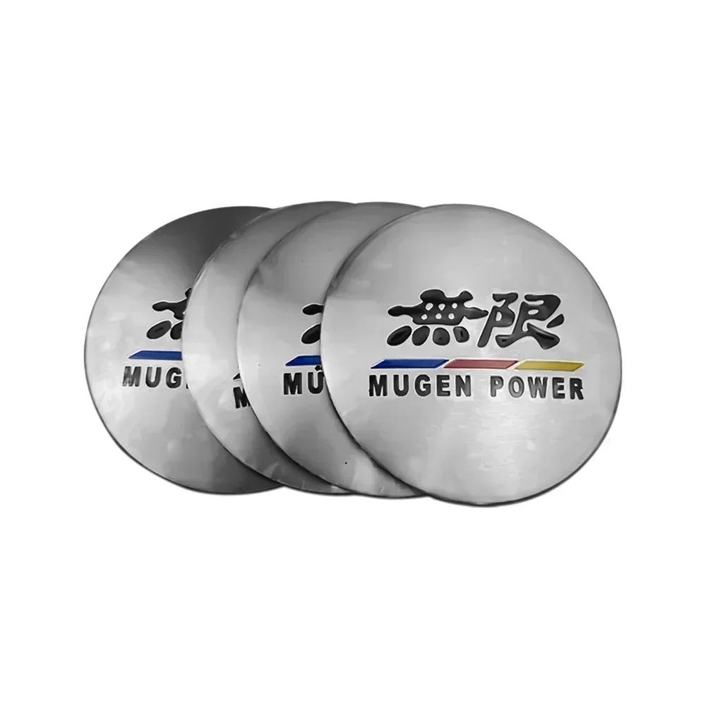 56/60/65mm Car Wheel Center Cover Hub Cap Badge for Honda Mugen Fit Jazz City Civic Inspire Accord HRV CRV Odyssey Jade