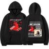 Rapper Mf Doom King Geedorah Hoodie Madlib Madvillain Unisex's Fashion Hip Hop Vintage Oversized Sweatshirt Casual Gothic Hoodies