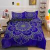 Psychedelic Boho Luxury Bedding Set 2/3PCS With Pillowcase King Mandala Duvet Cover Queen Comforter Cover Polyester Quilt Cover