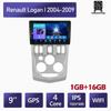 Для Renault Logan I 2004-2009 GPS-навигация Android Автомобильное радио Видео Стерео Палиер RDS с 1 + 16 ГБ