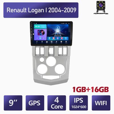Для Renault Logan I 2004-2009 GPS-навигация Android Автомобильное радио Видео Стерео Палиер RDS с 1 + 16 ГБ