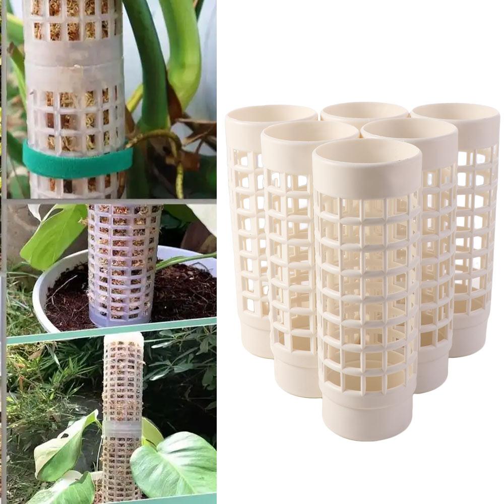 6PCS Interlocking Vine Climbing Column Sturdy Vine Fixed Support Frame Moss Stick  Garden