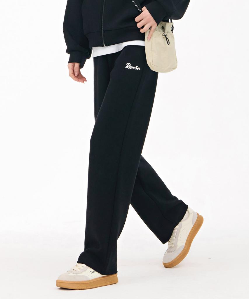 CHASECULT Women'S Straight Warm-Up Pants - Black
