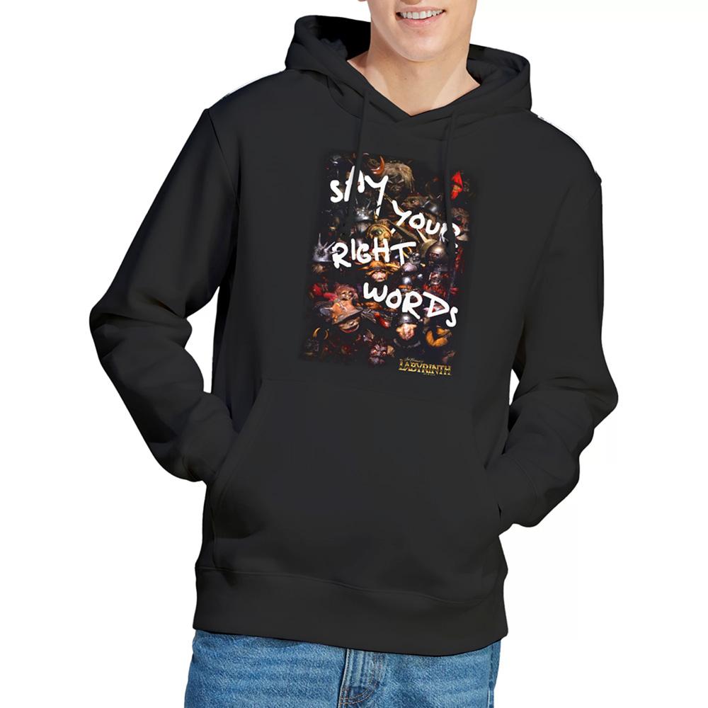 Labyrinth Unisex Adult Right Words Hoodie
