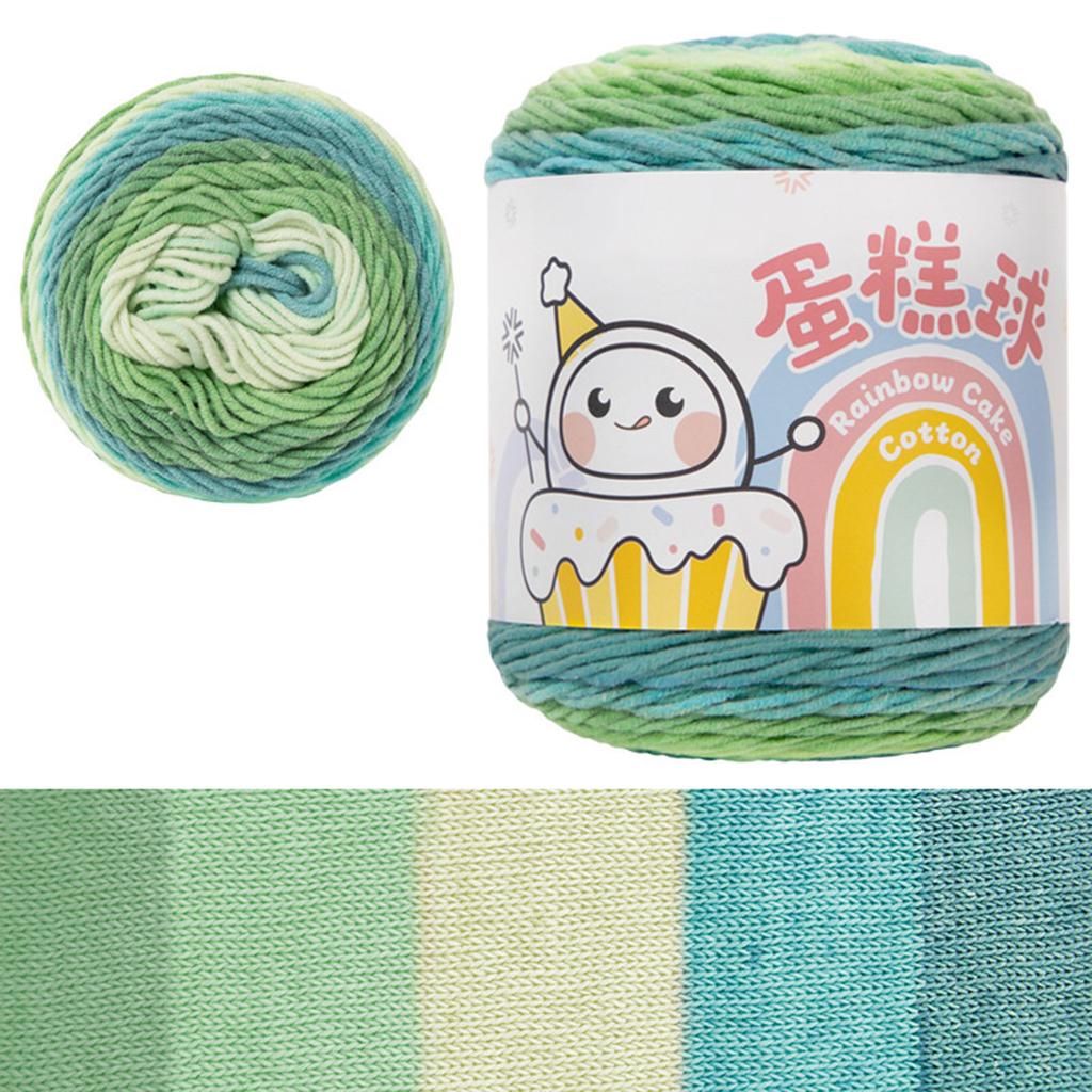 Knitting Yarn Gradient Cake Yarn Soft Yarn Gradient Crochet Yarn Cotton Yarn Fairyland Rainbow Yarn Knitting Accessories
