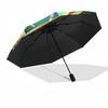1pc Power Rangers Green Ranger Helmet Automatic Opening Folding Umbrella, 8 Bone Iron Frame Outdoor Umbrella, Perfect Gift for Fans, Travelers, Everyd