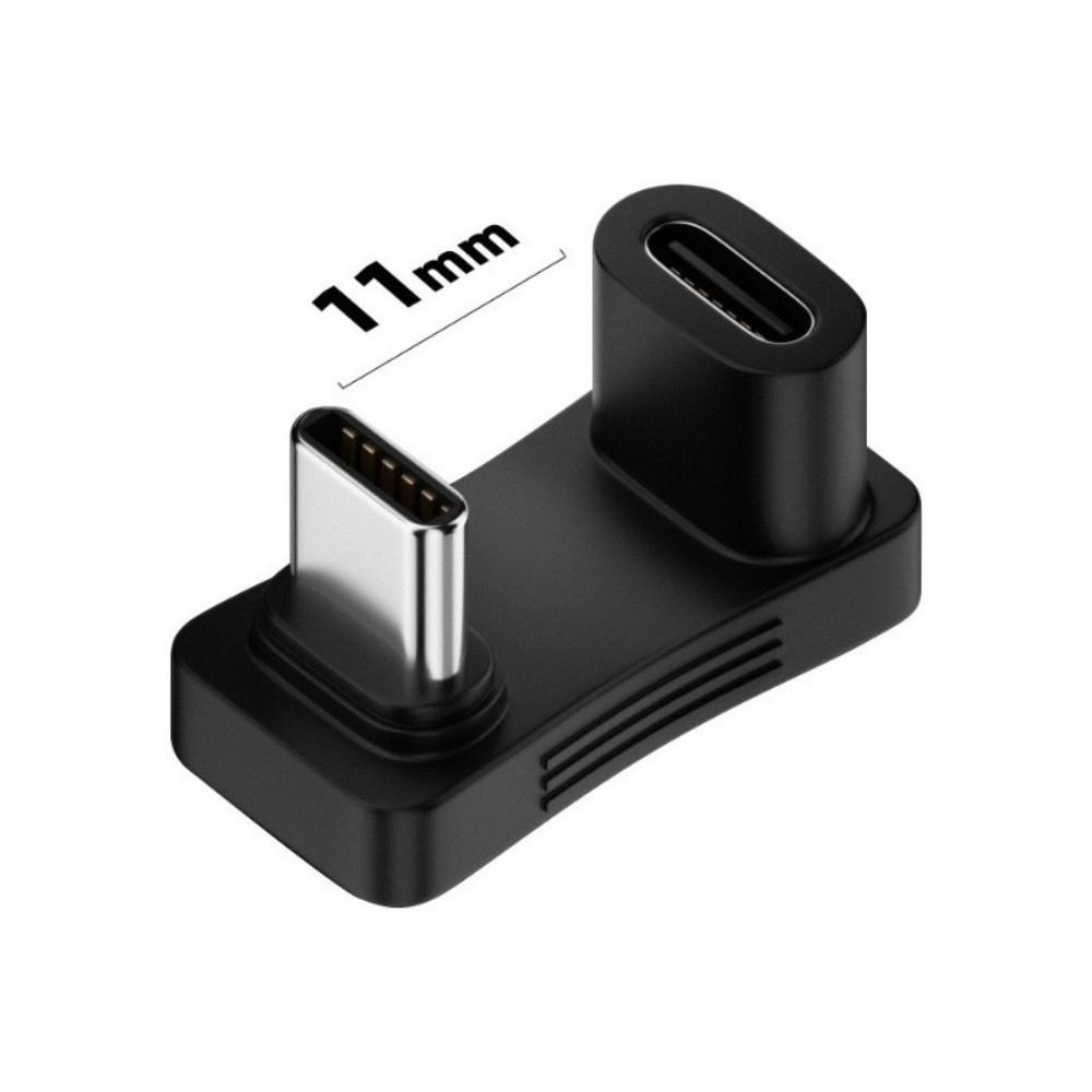 U Shaped Type C Adapter 180 Degree Angle OTG Adapter USB-C Data Transfer Connector Tablet