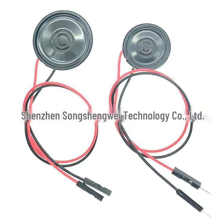 Ультратонкий 8-омный 0,5-3 Вт Динамик для Собак с Проводом DuPont и DIP