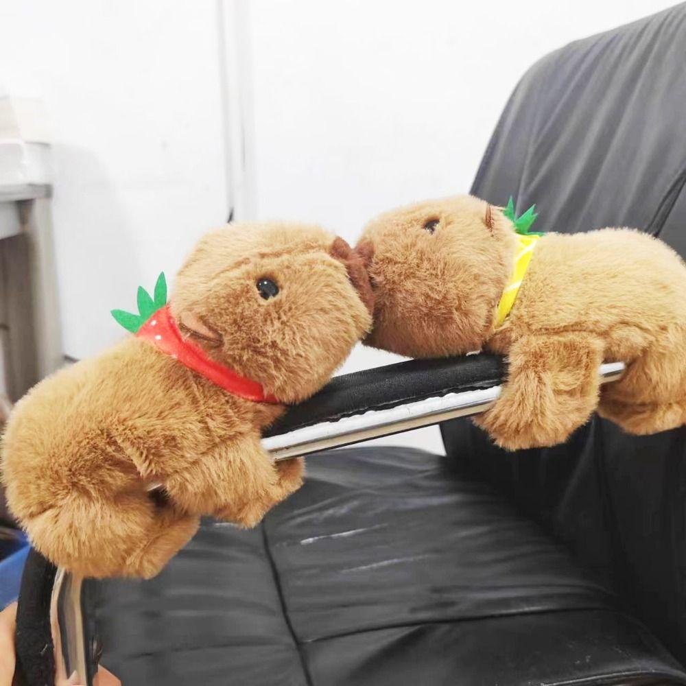 Stuffed Animals Capybara Plush Papa Circle Brown Lovely Capybara Wrist Circle Hand Ring
