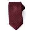 Brand Necktie Made In Japan Silk Jacquard Weave Pin Dot [Michiko London] 100% (C Pattern Wine)