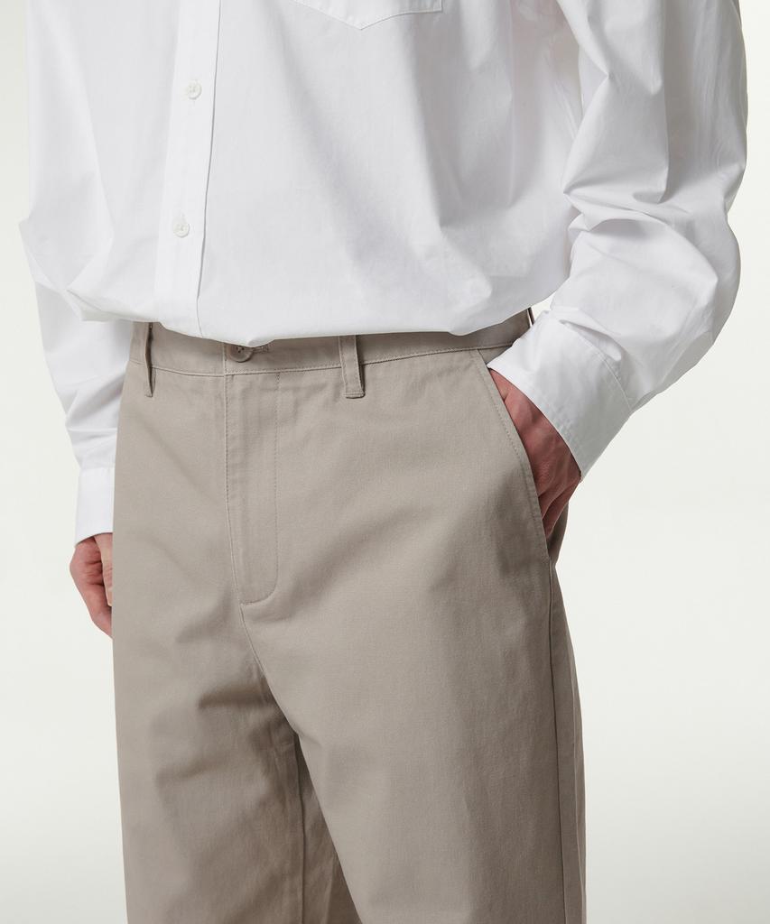 MUSINSA STANDARD Wide Chino Pants [Grayish Beige]