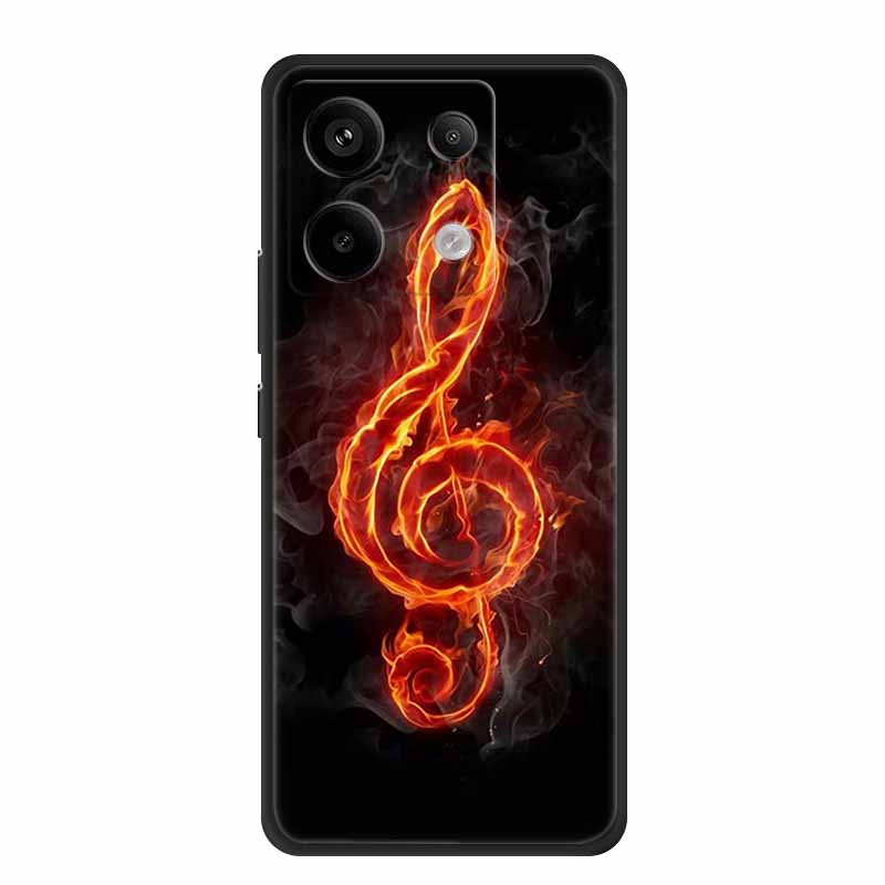 Для Xiaomi Redmi Note 13 Pro 5G 4G Чехол Животные ТПУ Мягкий Силикон Задняя Крышка Чехлы для Телефона для Redmi Note13 4G 5G Бампер Волк Пара