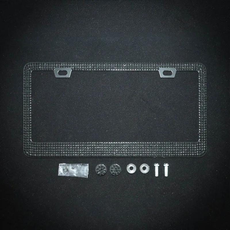 2 шт. блестящие хрустальные стразы рамка номерного знака для женщин, сверкающие автомобильные аксессуары 31*16 см