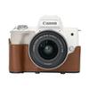 Чехол для камеры из ПУ кожи для Canon EOS M50 M50 Mark II M50II, чехол-сумка для всего корпуса с ремешком