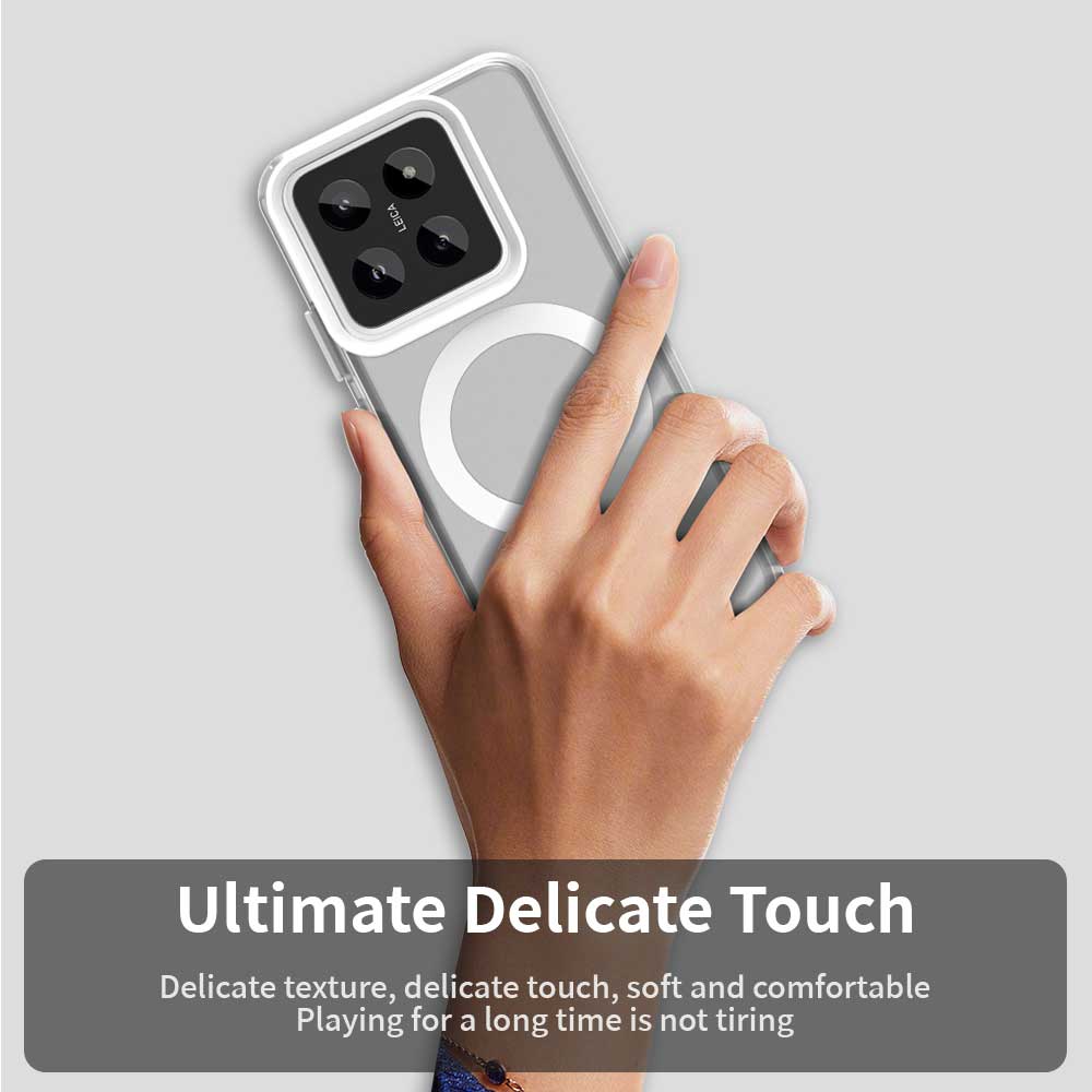 For Xiaomi 14 Pro Case Compatible with MagSafe PC+TPU+PET Anti-Drop Phone Cover