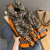 1PC 180*90cm Keep Warm New Elegant Luxury Silk Scarf Decoration Shawl Sun Protection With Women Fashion