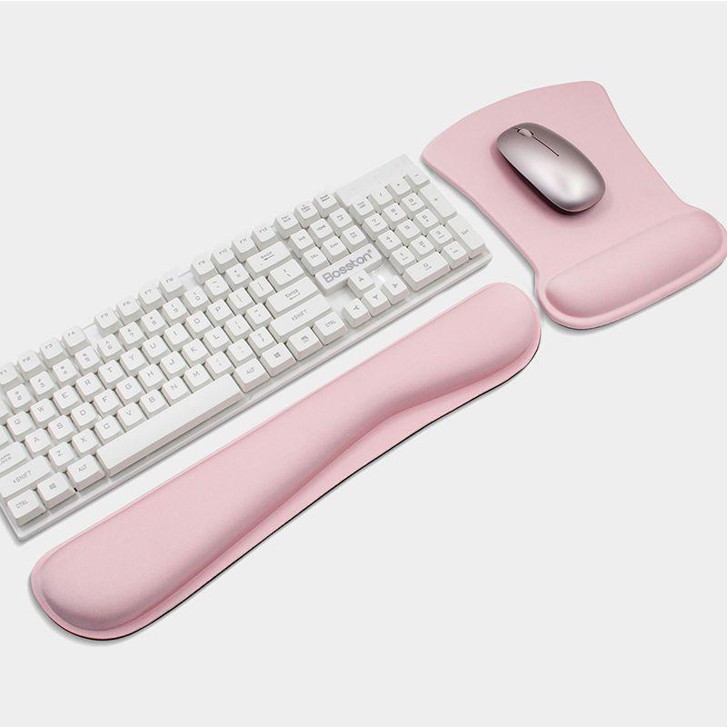 Silicone Wrist Protector & Keyboard Support Set: Mouse & Keyboard Pads for Men & Women