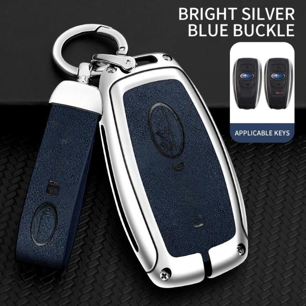 Автомобильный чехол-сумка для ключей из цинкового сплава для Subaru Brz Wrx Xv Ascent Forester Outback Impreza Legacy Металлическая оболочка для ключа автомобиля Автоаксессуары