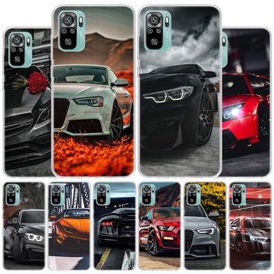 Мужской чехол со спортивными автомобилями для Xiaomi Redmi Note 10 Pro Max 10S 9 9S 9T 8 8T 11T 11S 11 5G 11E 7 6 5 4X Coque