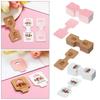 Hair Rope Wrist Strap DIY Package Hanging Blank Tag Jewellery Packing Card Display Holder Cardboard