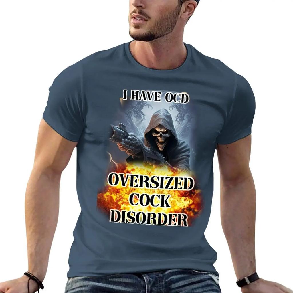 New i have ocd ver 2 T-Shirt Anime t-shirt t shirt man plain black t shirts men