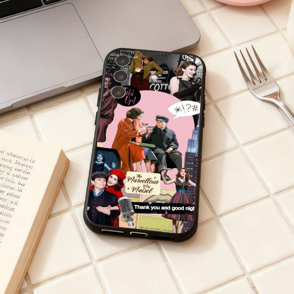 М-Чудесная миссис. Чехол Maisel для Samsung Galaxy A73, A72, A71, A70, A53, A52, A51, Другие, Мягкий черный корпус