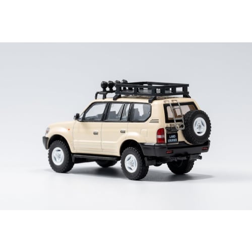 Gaincorp Products 1/64 Scale Toyota Land Cruiser Prado 90 LHD Retrofit Beige Finished Model