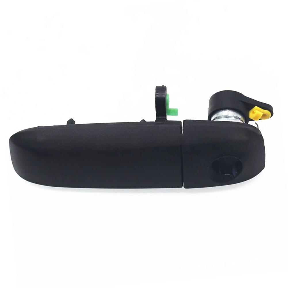 Black Car Front Left Side Door Handle Outer For Fiat- Panda 169 2003-2011 735371236 Exterior Parts Car Accessories