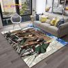 3D аниме «Атака Титанов» ковер с героями мультфильмов для дома, гостиной, спальни, дивана, коврика, декор, детский игровой коврик, нескользящий напольный коврик