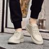 Fashion Genuine Leather Skate Footwear Men Handmade Men's Shoes Lace-Up Male Comfortable Outdoor Shoe 2024 New Arrival Mens Sneakers