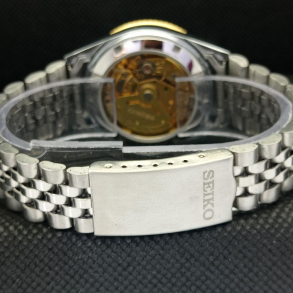 ВОССТАНОВЛЕННЫЕ ВИНТАЖНЫЕ МУЖСКИЕ АВТОМАТИЧЕСКИЕ ЧАСЫ SEIKO С ПРОЗРАЧНОЙ ЗАДНЕЙ СТОРОНОЙ ЯПОНИЯ a304860-9 SKU575a-a304860