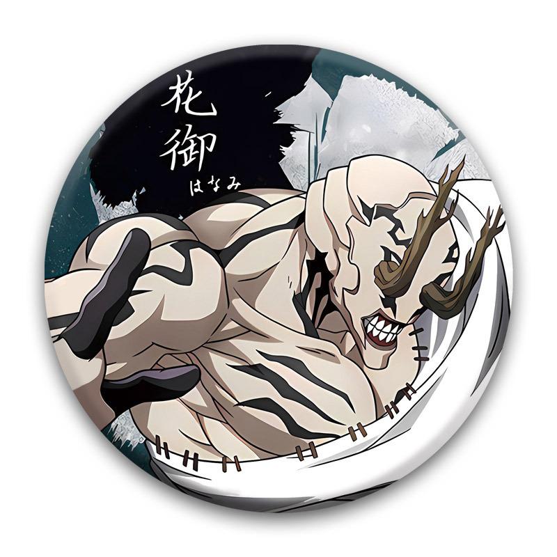 Новый Аниме Jujutsu Kaisen Годжо Сатору 58 мм Значок Булавка Аксессуар 2D Фан-Товар Брелок для Ключей Брелок-Подвеска Коллекция Косплея Подарок