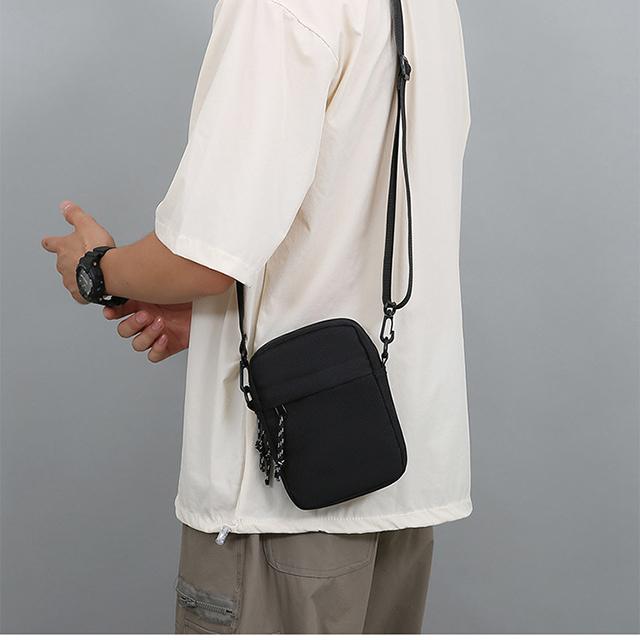 Простая повседневная мини-сумка кроссбоди, маленькая мужская наплечная сумка для мужчин, сумка-мессенджер из Оксфорда, боковая сумка-слинг для телефона, нагрудная сумка для мужа AVE