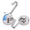 30pcs Magnetic Hooks Cruis Heavy Duty Neodymium Rare Earth Magnetic Hangers, Extra Strong Magnets With Hook For Hanging Tools