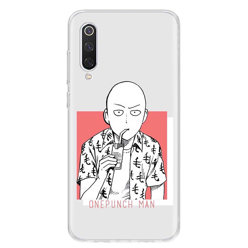 One-Punch Man Anime For Xiaomi Redmi Note 10S 10 11S 11 9S 9 8T 8 Pro Phone Case 11T 5G 11E 9T 7 6 5 5A 4X Fundas Cover Coque Xi