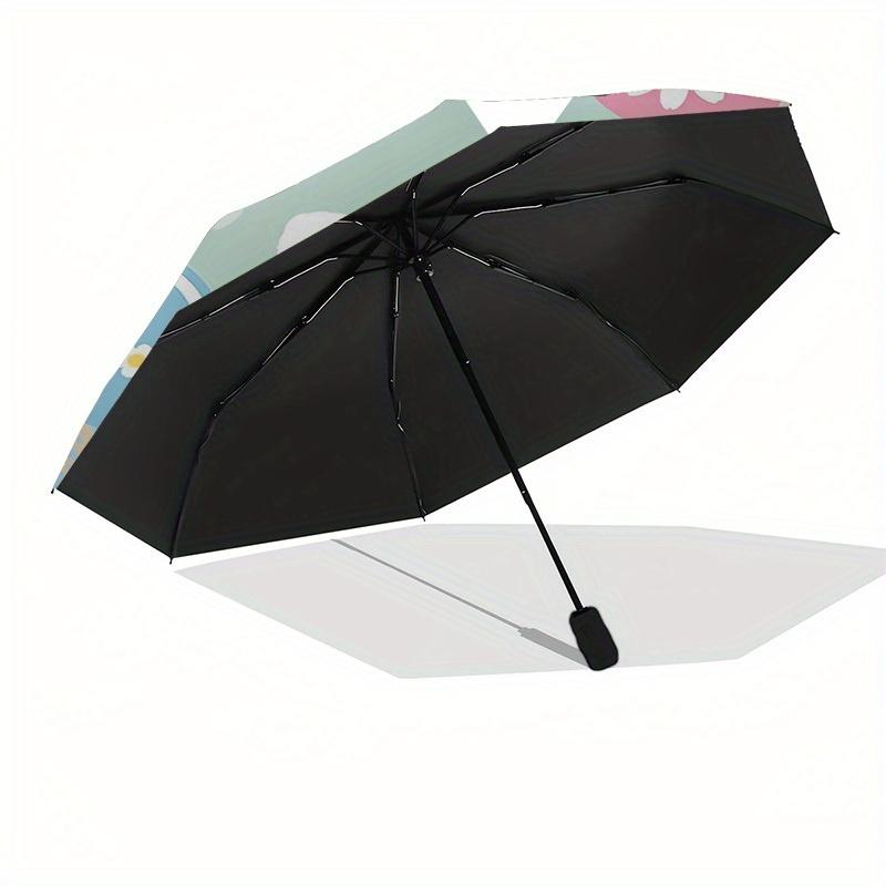 1pc Hello Kitty Floral Party Umbrella with Plastic Handle,Suitable for All Seasons Home Travel Outdoor UmbrellaSanlio356