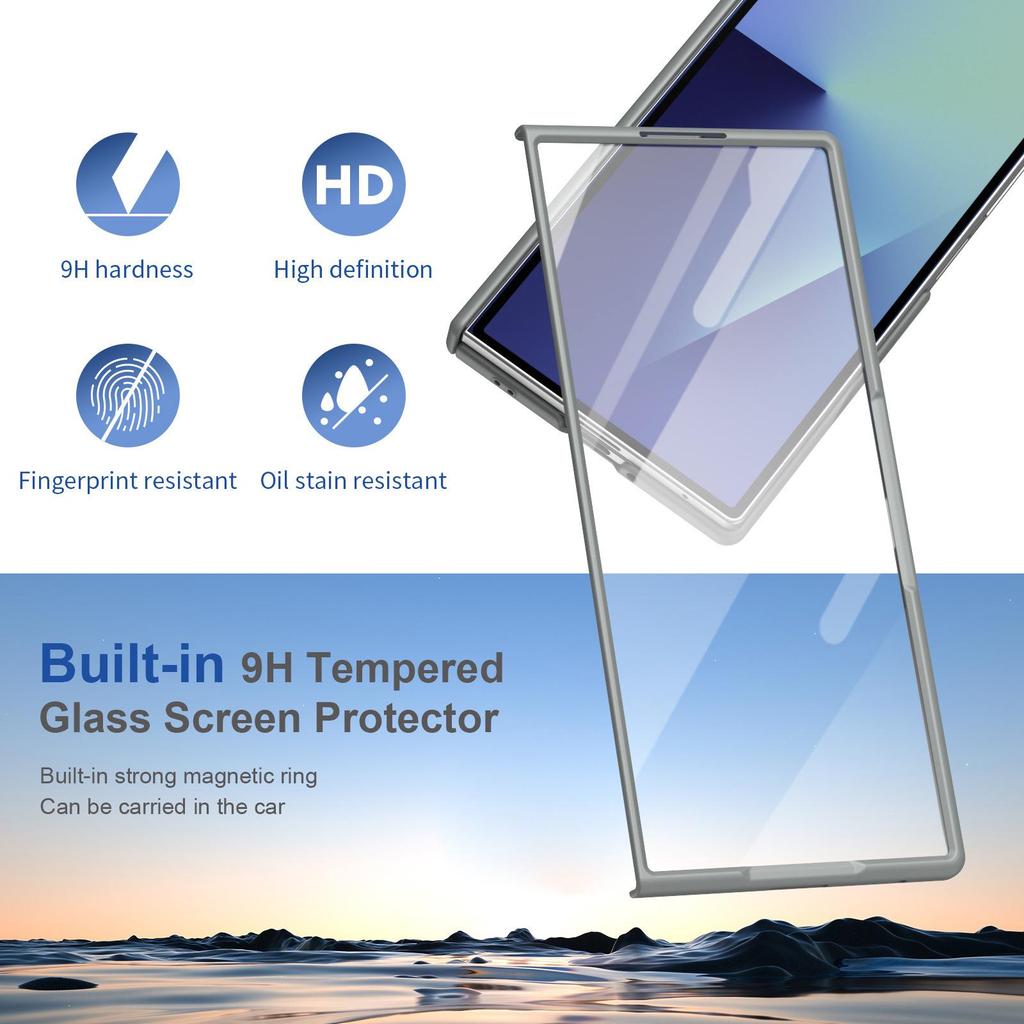 Магнитный беспроводной зарядный чехол Samsung Z Fold Series с полным покрытием и пленкой для шарнира. Совместимо с Fold7/6/5/4/3.