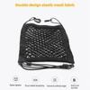 Car Elastic Storage Net Bag Between Seats Auto Interior Organizer Car Divider Pet Barrier Universal Stretchable Mesh Bag