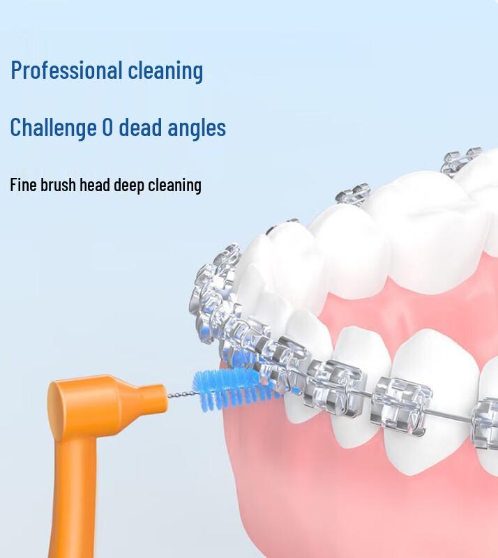 FAWNMUM L-shaped 1.0mm Interdental Brushes