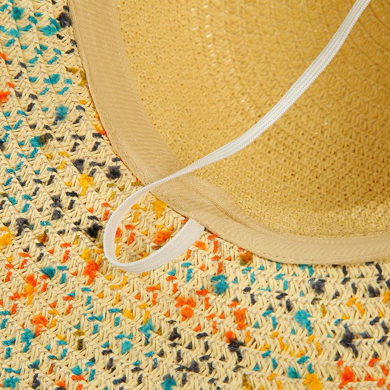 Солнцезащитная широкополая соломенная шляпа - УФ-блокирующая, водостойкая, дышащая, удобная летняя пляжная шляпа для отдыха на море и активного отдыха на свежем воздухе