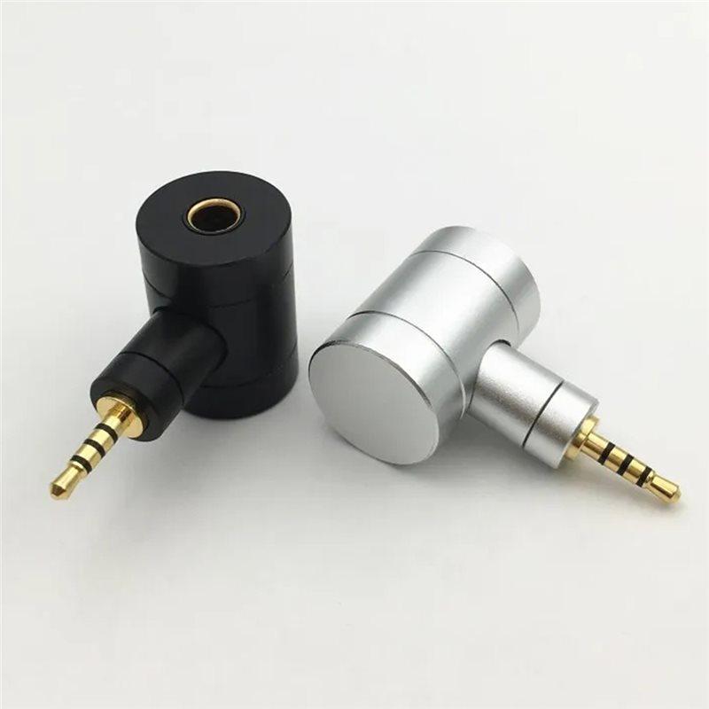 HIFI Угловой сбалансированный адаптер для наушников 4,4 мм для SONY, Музыкальных плееров - DIY Дизайн, 4,4 мм гнездо на 2,5 мм 4-контактный / 3,5 мм 3-контактный штекер