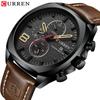 Belt Men's Watch Six-pin Chronograph Men's Watch Waterproof Quartz Watch