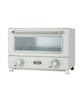 Heater Toaster Oven Heater Temperature Adjustment with Timer Compact Retro Cute Stylish [Toffy] Far-infrared K-TS3 (ash White) Far-infrared 3-level