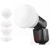 Foldable Silicone Flash Diffuser Softbox Spherical Design For V100 V1pro Even Lighting And Travel Photography