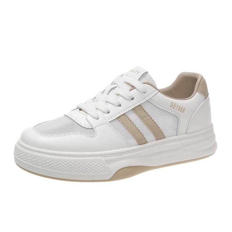 Кожаные сетчатые дышащие тонкие белые туфли на плоской подошве женские летние новые однотонные туфли на мягкой подошве повседневные спортивные туфли для сноуборда