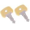 2Pcs 701 Forklift Ignition Key For Trucks 28520480 Yellow Ignition Key Power Start Key Manual Electric Forklift Accessories